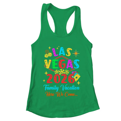 Family Vacation 2026 Las Vegas Matching Family Trip Group Shirt & Tank Top | teecentury