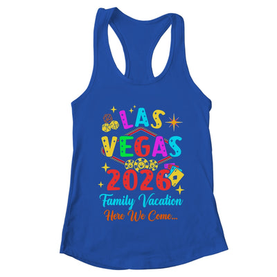 Family Vacation 2026 Las Vegas Matching Family Trip Group Shirt & Tank Top | teecentury