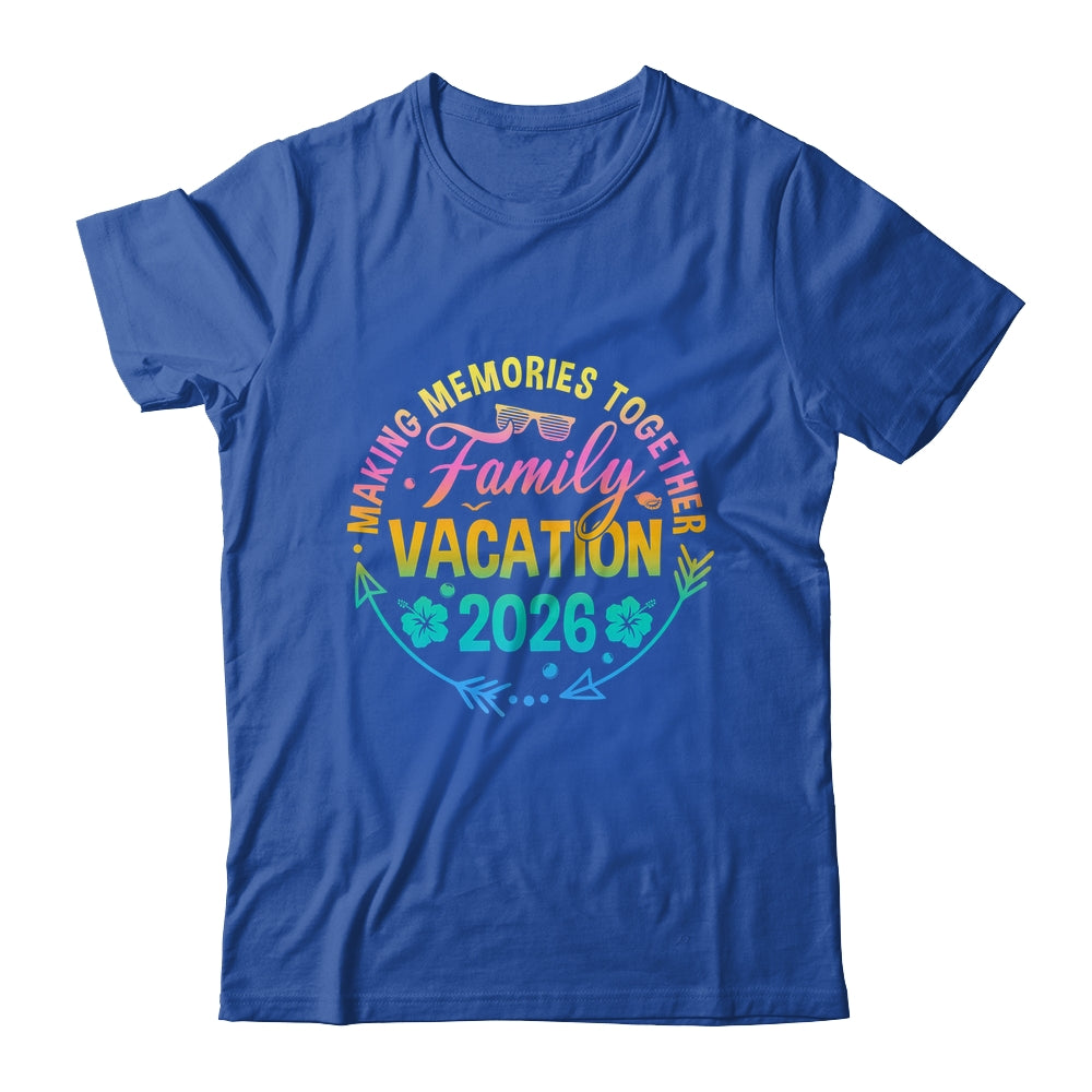 Family Vacation 2026 Making Memories Matching Summer Vacation Shirt & Tank Top | teecentury