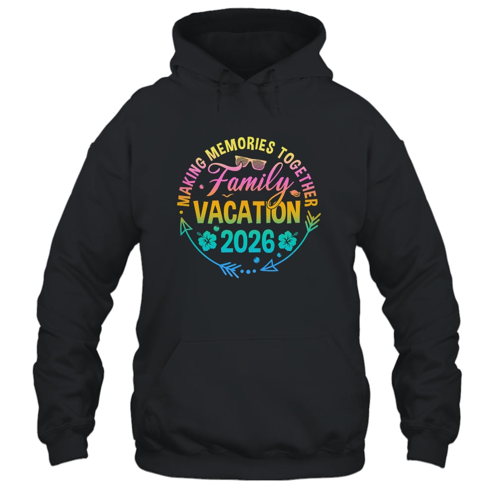 Family Vacation 2026 Making Memories Matching Summer Vacation Shirt & Tank Top | teecentury