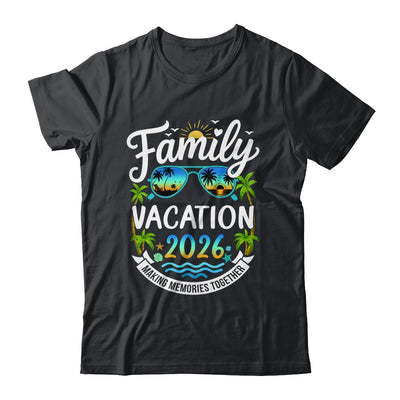 Family Vacation 2026 Matching Family Summer Vacation Beach Shirt & Tank Top | teecentury