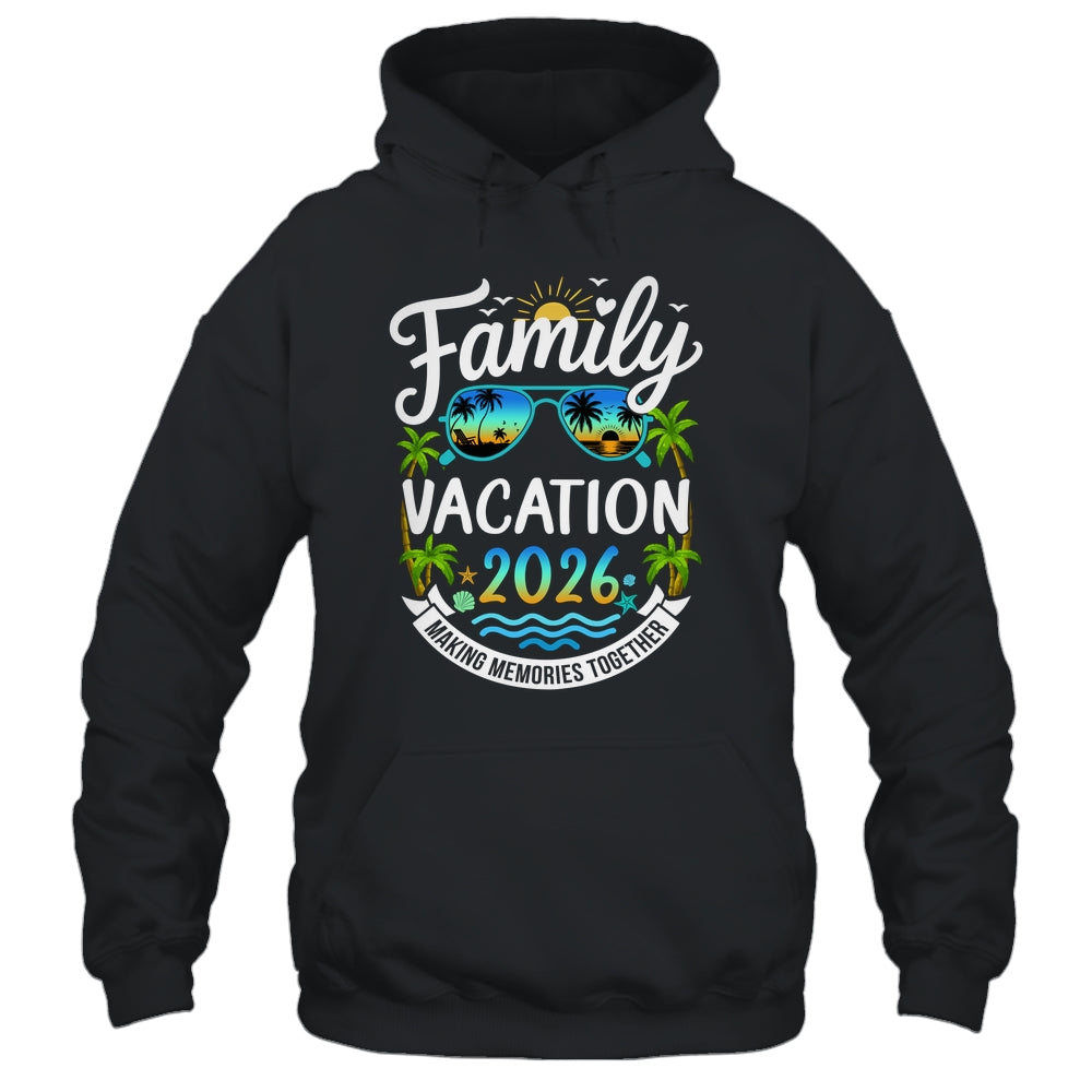 Family Vacation 2026 Matching Family Summer Vacation Beach Shirt & Tank Top | teecentury