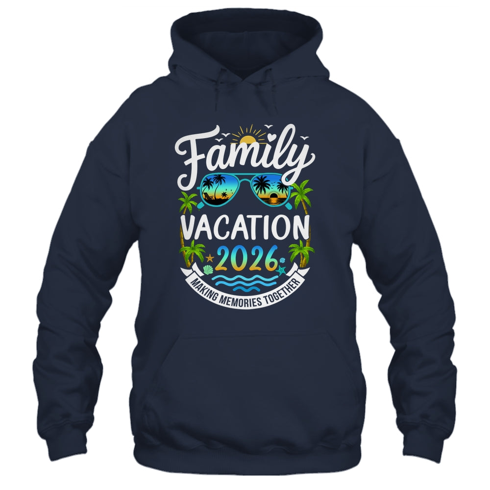 Family Vacation 2026 Matching Family Summer Vacation Beach Shirt & Tank Top | teecentury