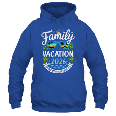 Family Vacation 2026 Matching Family Summer Vacation Beach Shirt & Tank Top | teecentury