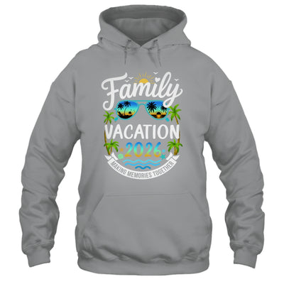 Family Vacation 2026 Matching Family Summer Vacation Beach Shirt & Tank Top | teecentury