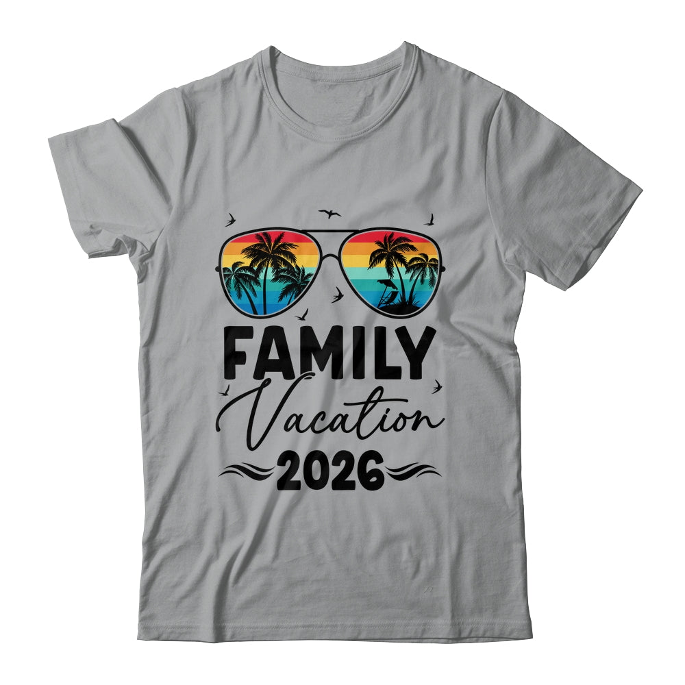 Family Vacation 2026 Matching Family Summer Vacation Shirt & Tank Top | teecentury