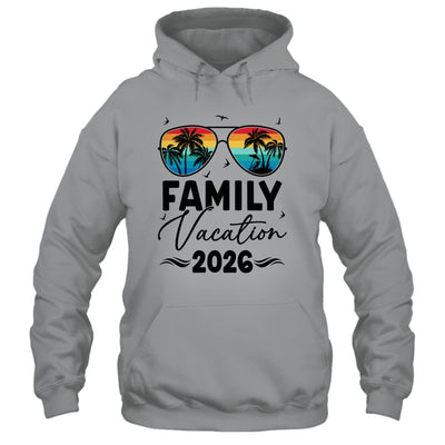 Family Vacation 2026 Matching Family Summer Vacation Shirt & Tank Top | teecentury