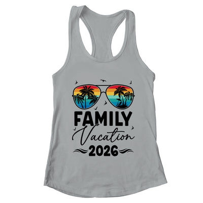 Family Vacation 2026 Matching Family Summer Vacation Shirt & Tank Top | teecentury