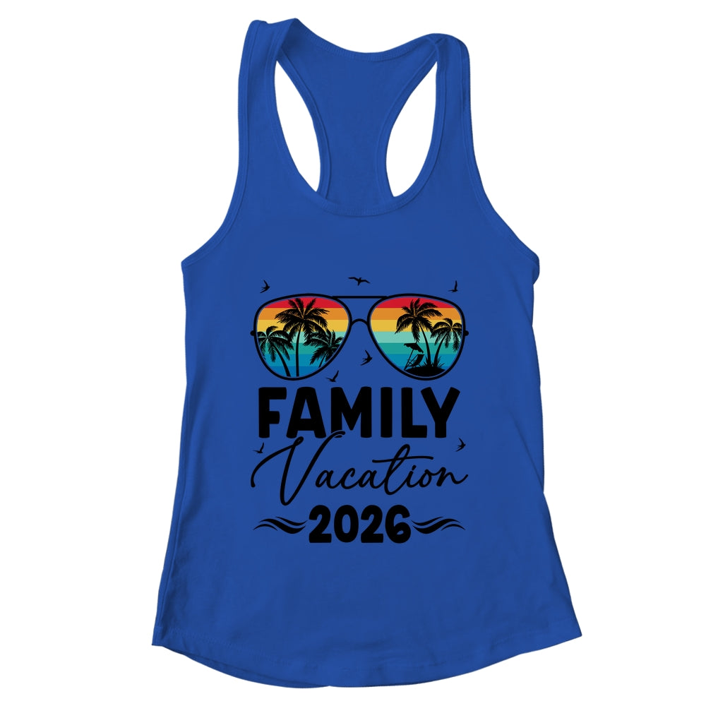 Family Vacation 2026 Matching Family Summer Vacation Shirt & Tank Top | teecentury