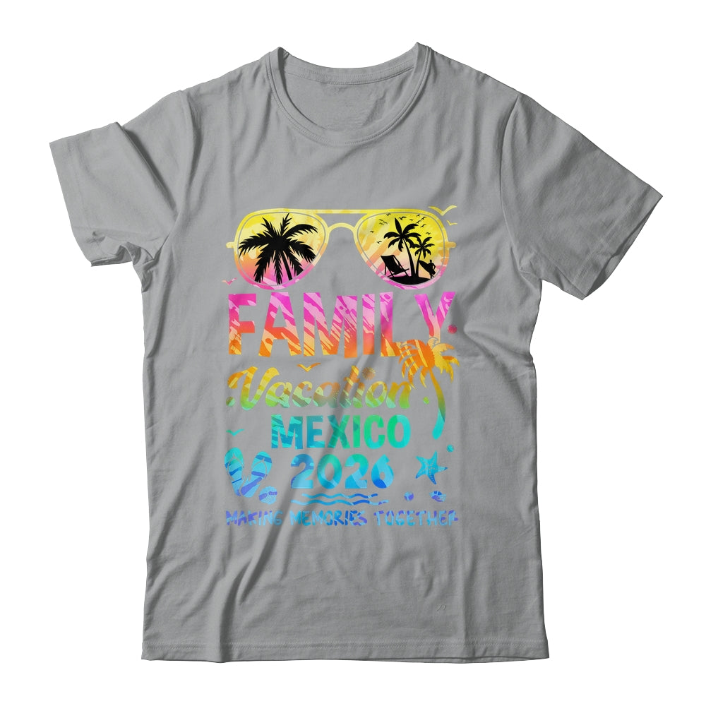 Family Vacation 2026 Mexico Matching Memories Together Shirt & Tank Top | teecentury