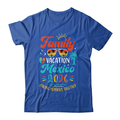 Family Vacation 2026 Mexico Matching Summer Vacation Shirt & Tank Top | teecentury