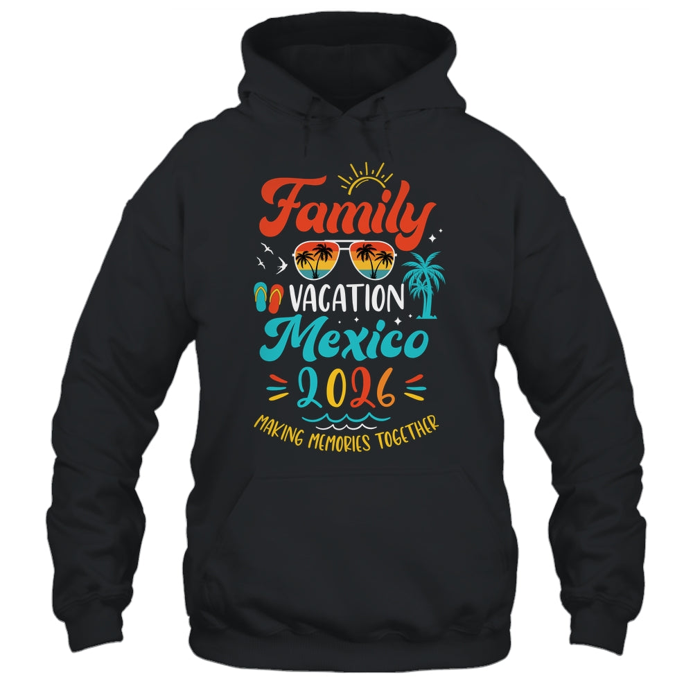 Family Vacation 2026 Mexico Matching Summer Vacation Shirt & Tank Top | teecentury