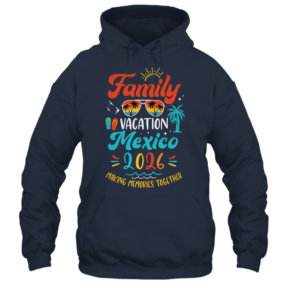 Family Vacation 2026 Mexico Matching Summer Vacation Shirt & Tank Top | teecentury
