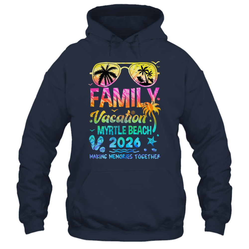 Family Vacation 2026 Myrtle Beach Matching Memories Together Shirt & Tank Top | teecentury