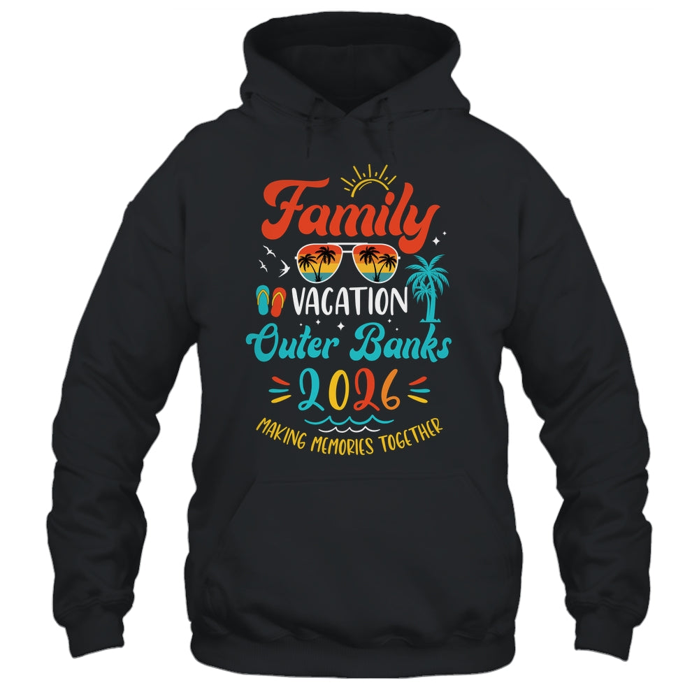 Family Vacation 2026 Outer Banks Matching Summer Vacation Shirt & Tank Top | teecentury