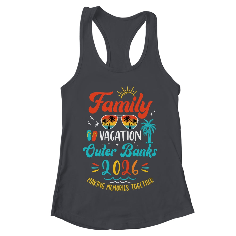 Family Vacation 2026 Outer Banks Matching Summer Vacation Shirt & Tank Top | teecentury