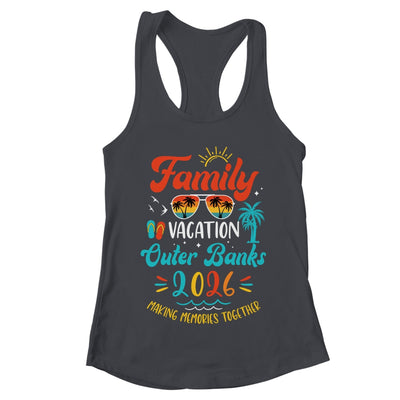 Family Vacation 2026 Outer Banks Matching Summer Vacation Shirt & Tank Top | teecentury