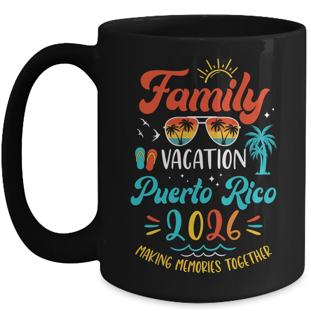 Family Vacation 2026 Puerto Rico Matching Summer Vacation Mug | teecentury