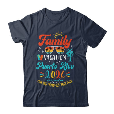 Family Vacation 2026 Puerto Rico Matching Summer Vacation Shirt & Tank Top | teecentury