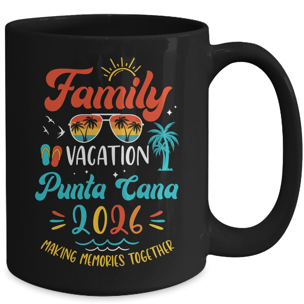 Family Vacation 2026 Punta Cana Matching Summer Vacation Mug | teecentury