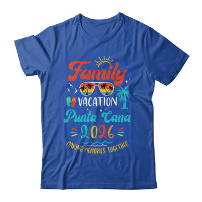 Family Vacation 2026 Punta Cana Matching Summer Vacation Shirt & Tank Top | teecentury