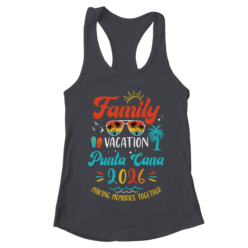 Family Vacation 2026 Punta Cana Matching Summer Vacation Shirt & Tank Top | teecentury