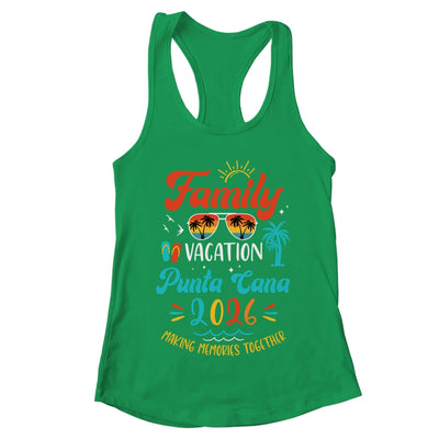 Family Vacation 2026 Punta Cana Matching Summer Vacation Shirt & Tank Top | teecentury