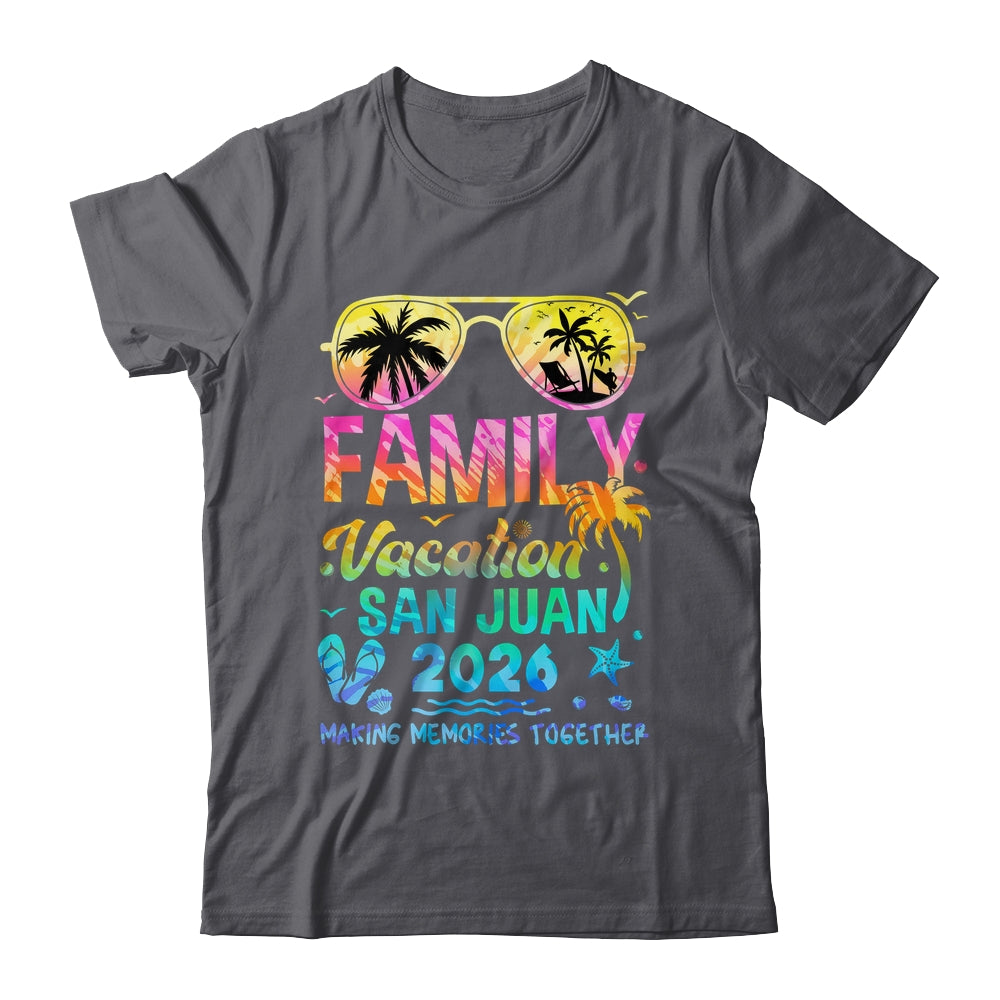 Family Vacation 2026 San Juan Matching Memories Together Shirt & Tank Top | teecentury