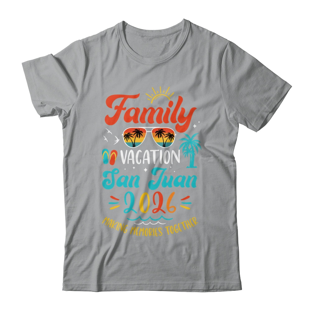 Family Vacation 2026 San Juan Matching Summer Vacation Shirt & Tank Top | teecentury