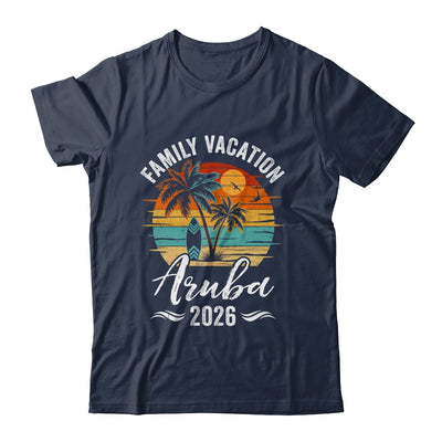 Family Vacation 2026 Vintage Aruba Summer Matching Trip Shirt & Tank Top | teecentury