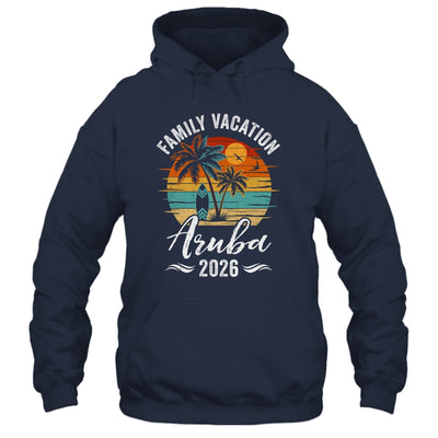 Family Vacation 2026 Vintage Aruba Summer Matching Trip Shirt & Tank Top | teecentury