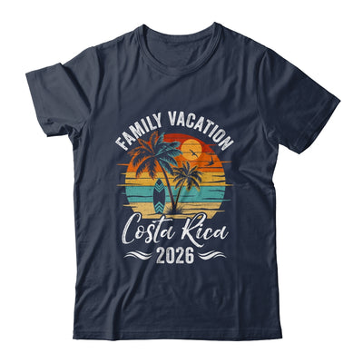 Family Vacation 2026 Vintage Costa Rica Summer Matching Trip Shirt & Tank Top | teecentury
