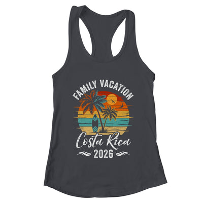 Family Vacation 2026 Vintage Costa Rica Summer Matching Trip Shirt & Tank Top | teecentury