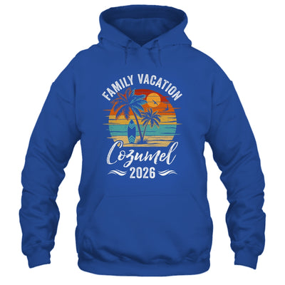 Family Vacation 2026 Vintage Cozumel Summer Matching Trip Shirt & Tank Top | teecentury