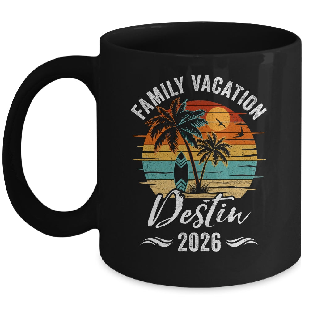 Family Vacation 2026 Vintage Destin Summer Matching Trip Mug | teecentury
