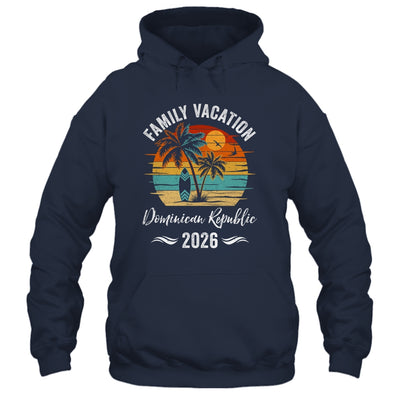 Family Vacation 2026 Vintage Dominican Republic Summer Matching Trip Shirt & Tank Top | teecentury