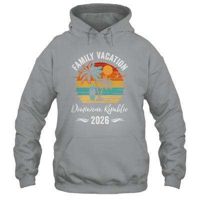 Family Vacation 2026 Vintage Dominican Republic Summer Matching Trip Shirt & Tank Top | teecentury