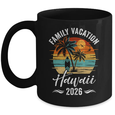 Family Vacation 2026 Vintage Hawaii Summer Matching Trip Mug | teecentury