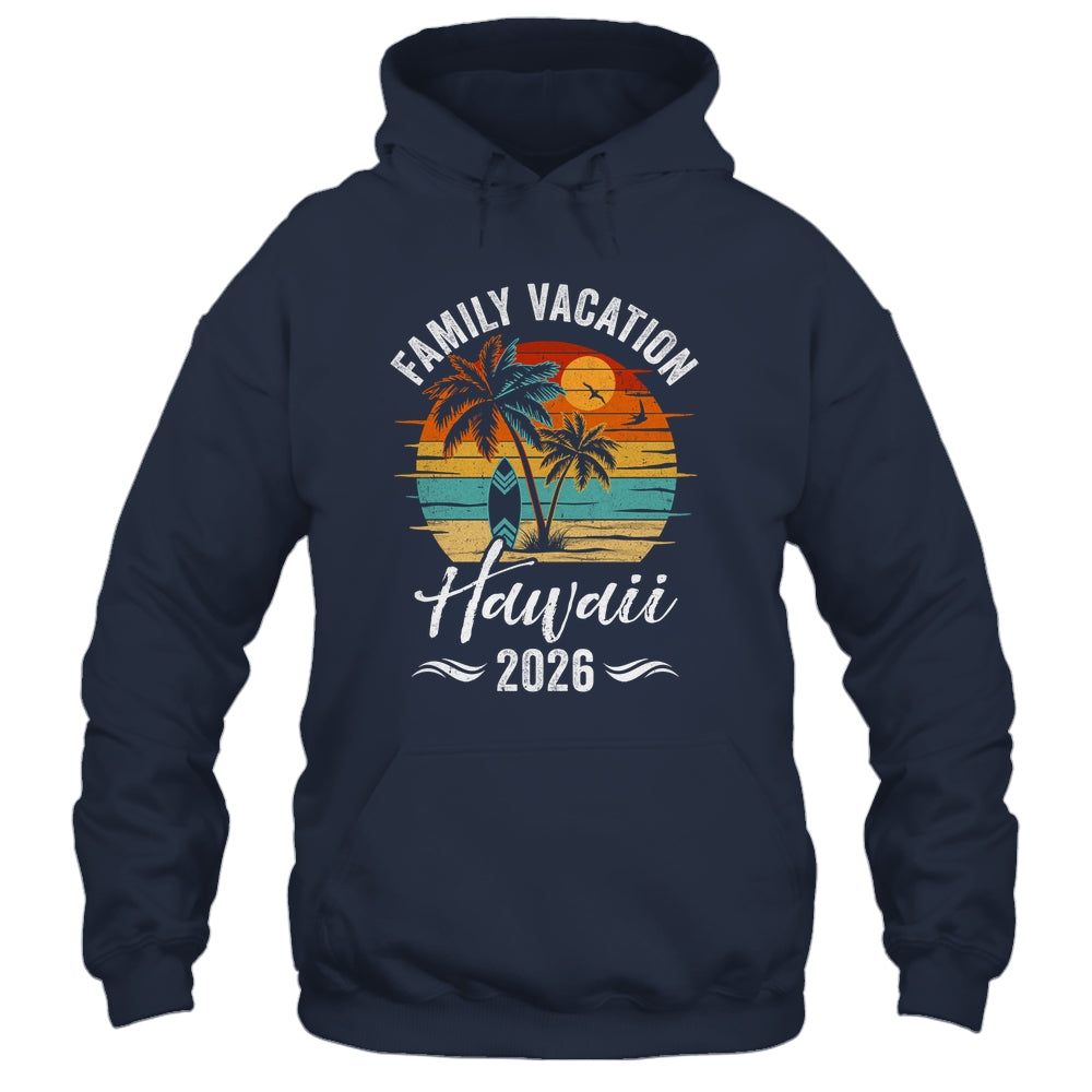 Family Vacation 2026 Vintage Hawaii Summer Matching Trip Shirt & Tank Top | teecentury