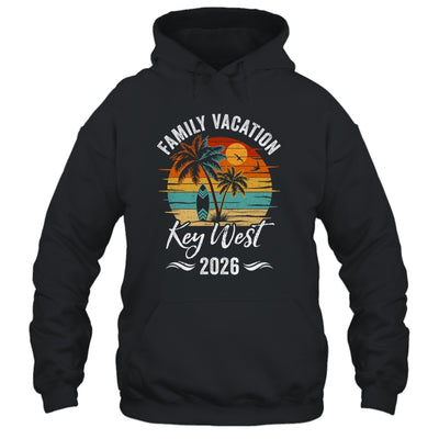 Family Vacation 2026 Vintage Key West Summer Matching Trip Shirt & Tank Top | teecentury