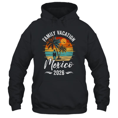 Family Vacation 2026 Vintage Mexico Summer Matching Trip Shirt & Tank Top | teecentury