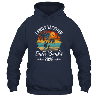 Family Vacation 2026 Vintage Outer Banks Summer Matching Trip Shirt & Tank Top | teecentury