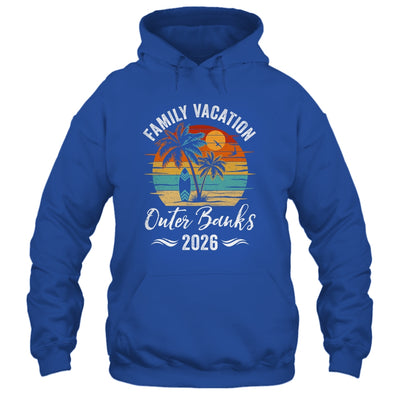 Family Vacation 2026 Vintage Outer Banks Summer Matching Trip Shirt & Tank Top | teecentury