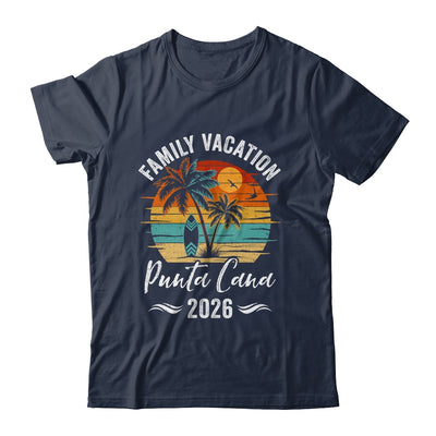 Family Vacation 2026 Vintage Punta Cana Summer Matching Trip Shirt & Tank Top | teecentury