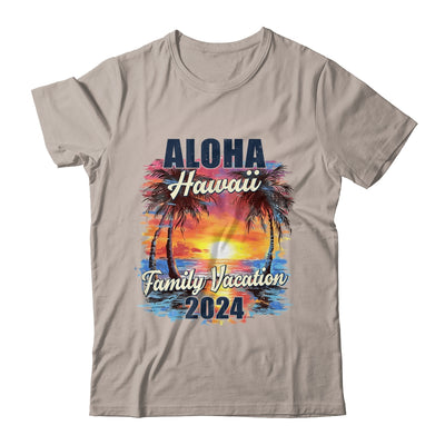 Family Vacation Aloha Hawaii 2024 Summer Trip Matching Shirt & Tank Top | teecentury