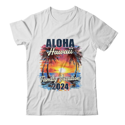 Family Vacation Aloha Hawaii 2024 Summer Trip Matching Shirt & Tank Top | teecentury