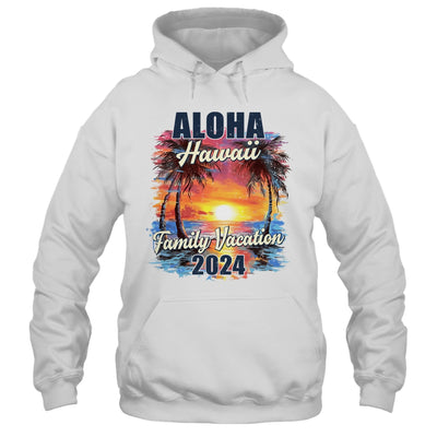 Family Vacation Aloha Hawaii 2024 Summer Trip Matching Shirt & Tank Top | teecentury