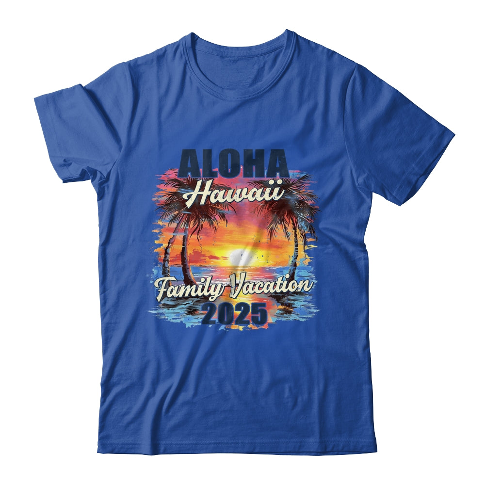 Family Vacation Aloha Hawaii 2025 Summer Trip Matching Shirt & Tank Top | teecentury
