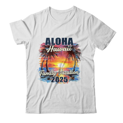 Family Vacation Aloha Hawaii 2025 Summer Trip Matching Shirt & Tank Top | teecentury