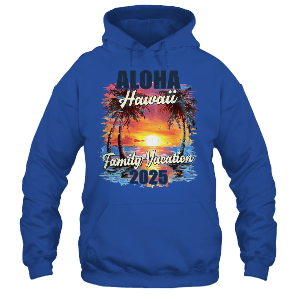 Family Vacation Aloha Hawaii 2025 Summer Trip Matching Shirt & Tank Top | teecentury